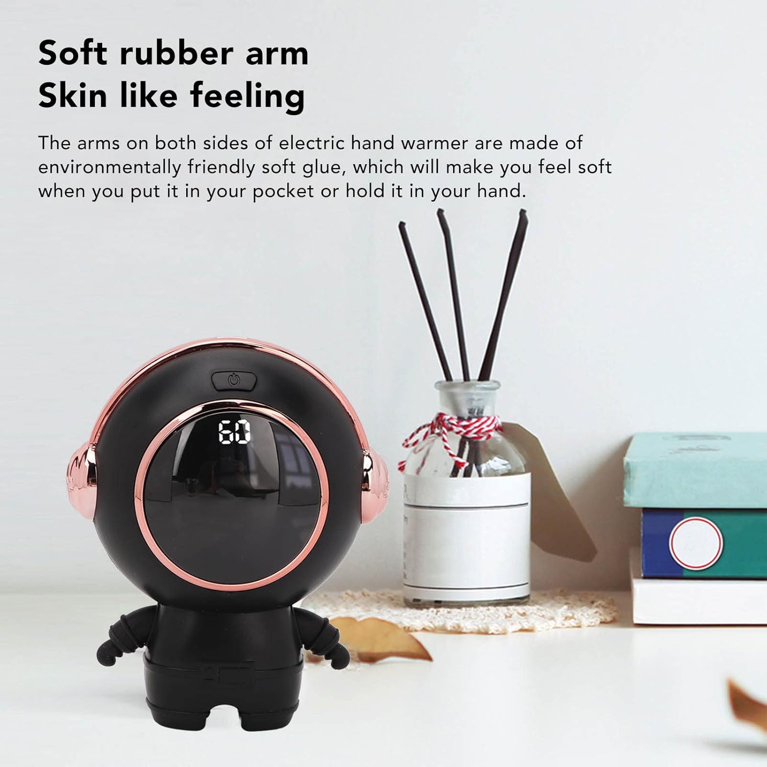 USB Rechargeable Portable Heater (Black) J32516