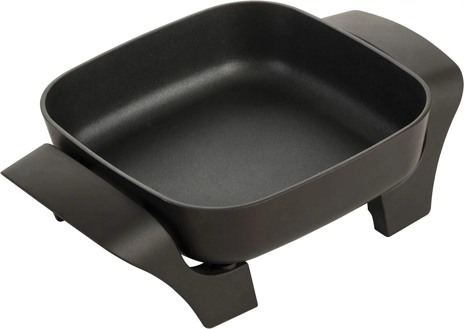 8-Inch Nonstick Electric Skillet With Glass Lid, Black S93249