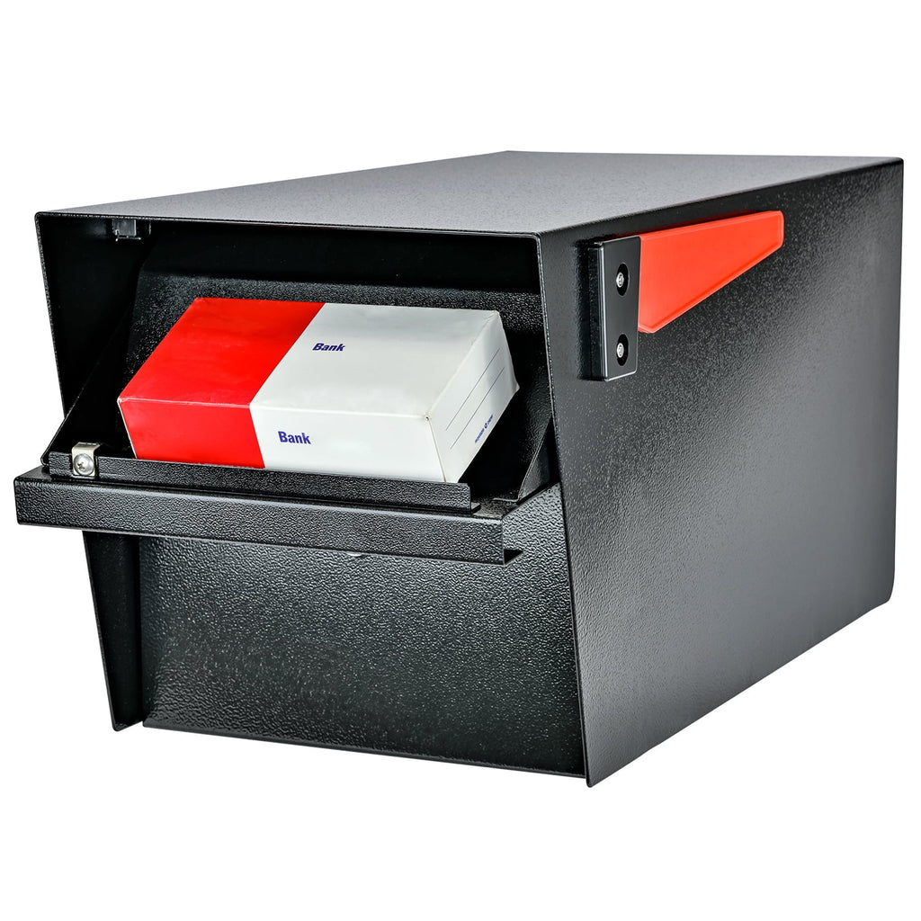 Black Locking Security Mailbox K5994