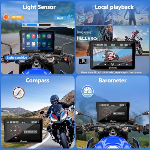 7" Waterproof GPS Navigation Screen with Dual Bluetooth G3244