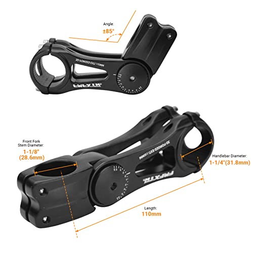 110mm Adjustable Aluminum Alloy Bicycle Handlebar Stem R650
