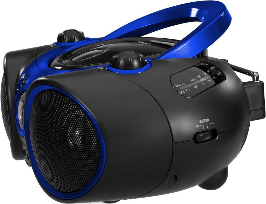 Portable CD Player with AM/FM Radio and Aux Line-in A9468
