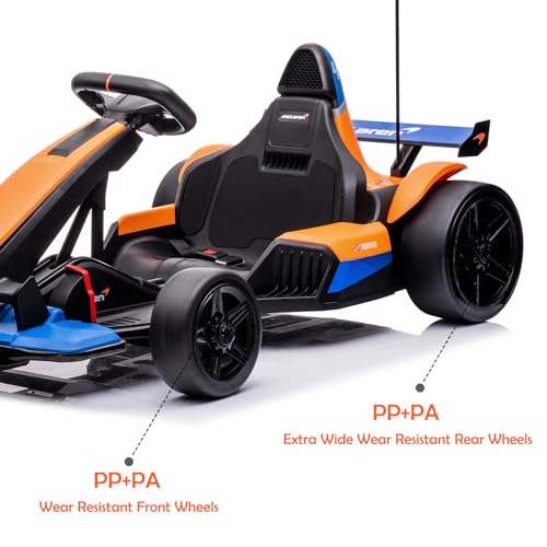 24V Electric Go Kart with 400W Motor, 2 Speeds, Drift/Sport Mode G553369