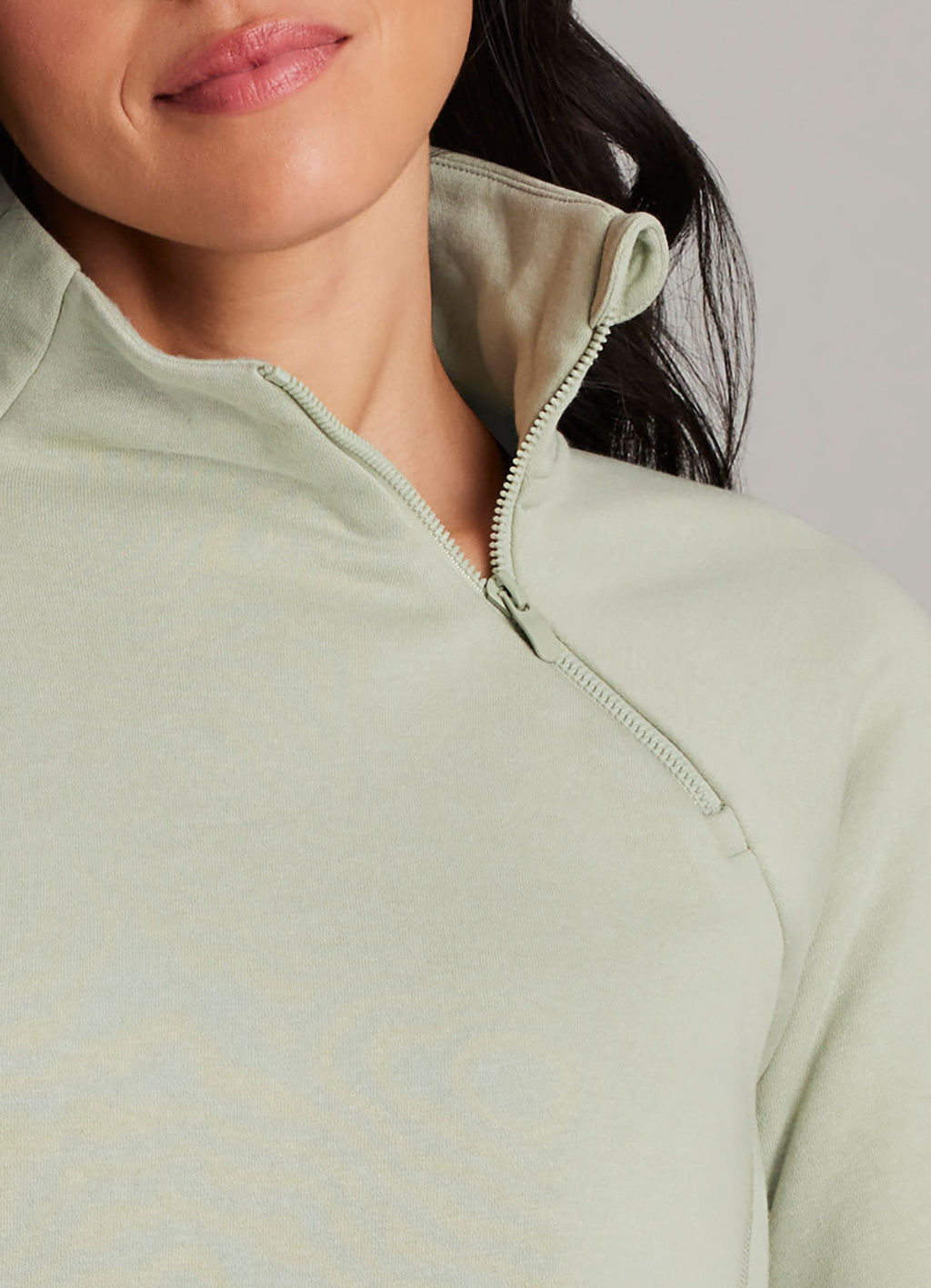 Ready To Roll Fleece Mock Neck Pullover
