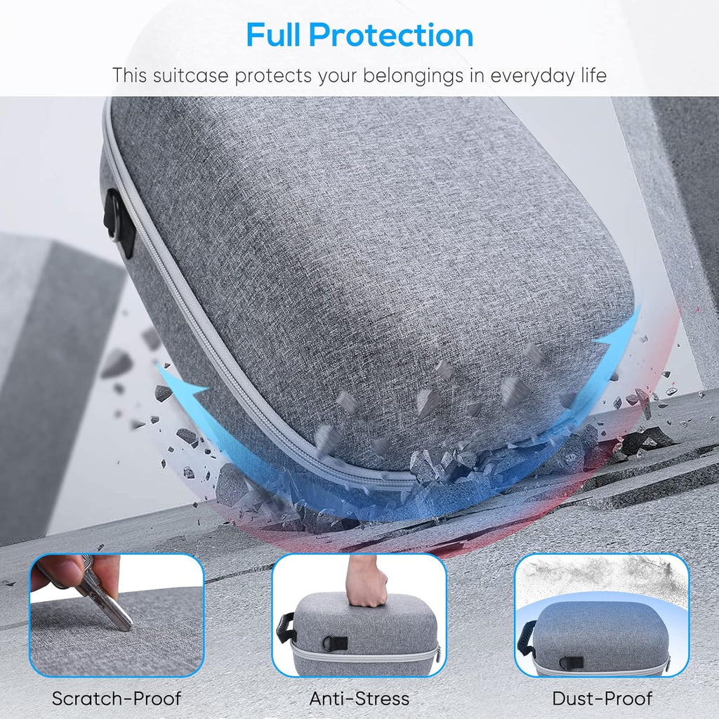 Hard Carrying Case Bag for PlayStation VR2 Gaming Headset and Touch Controllers Accessories L214