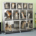 Modular Kennel Cage 11 Unit Stainless Steel S210