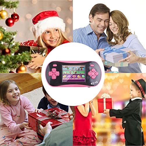 Handheld Game Player Portable Classic Game Controller Built-in 260 Game 2.5 inch LCD Retro Arcade Video Game System (Blue) H337110
