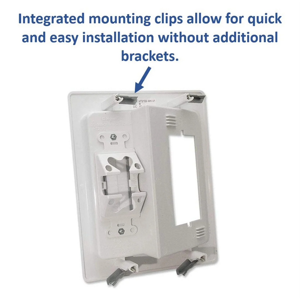 Recessed Outlet Box Cable Management Kit 15A 125V W24529