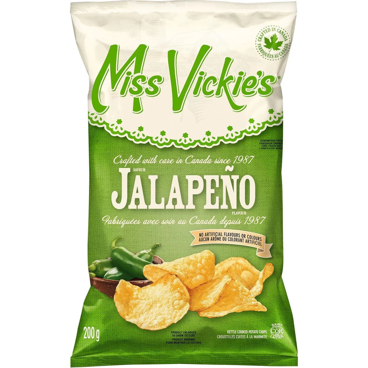 Kettle Cooked Jalapeno Potato Chips 200g S458179