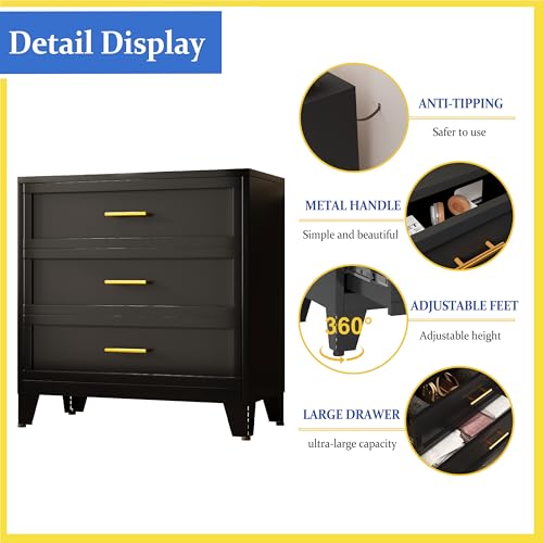Green 3 Drawer Metal File Cabinet I96971