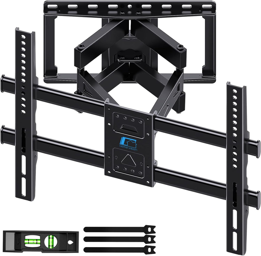Full Motion TV Wall Mount for 32-85 inch TVs up to 132lbs, Max VESA 600x400mm U8454