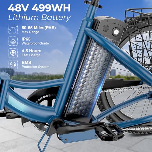 24" 499Wh Folding 3 Wheel Electric Tricycle M4087