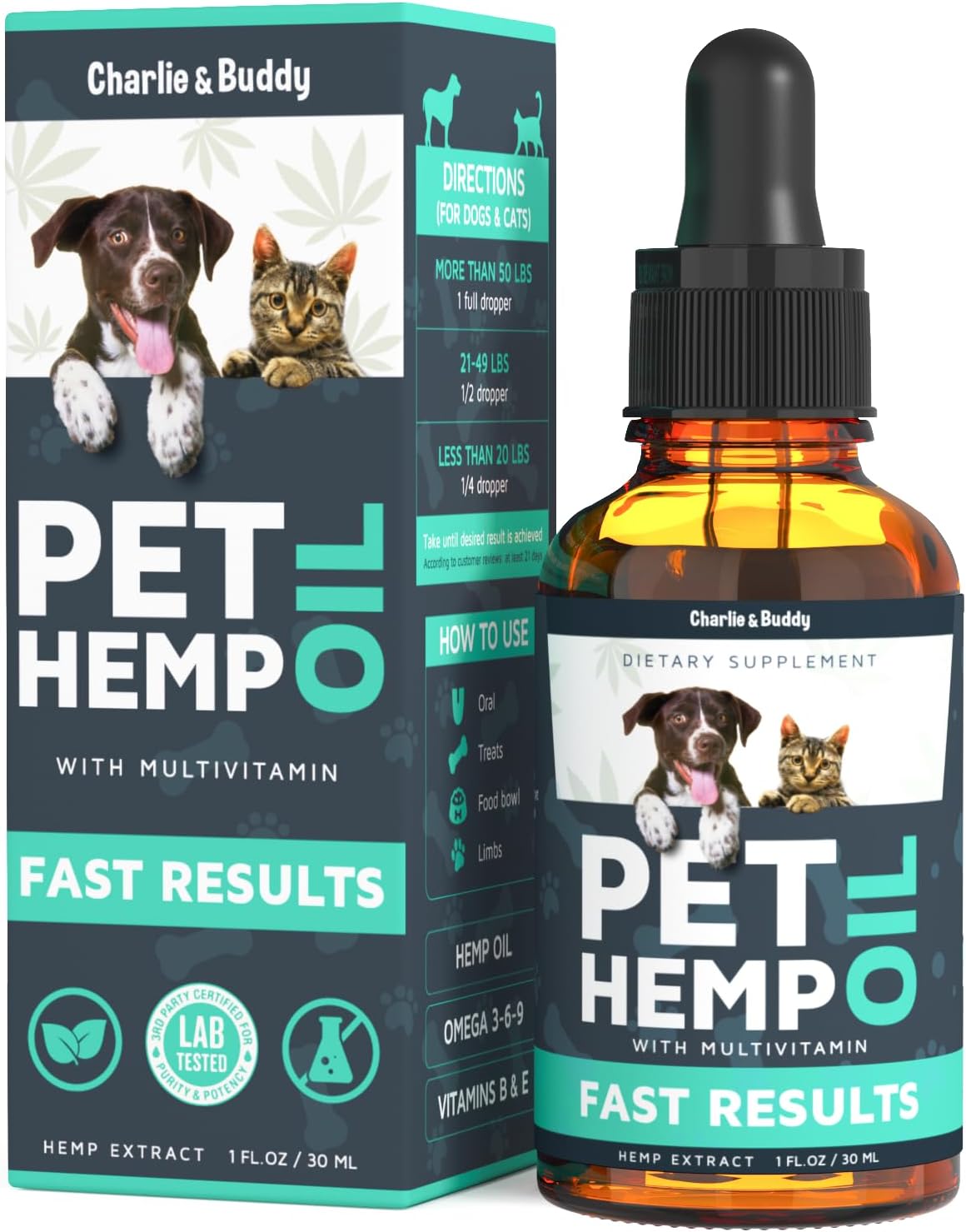 Hemp Oil for Dogs Cats N78010