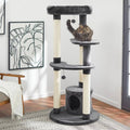 Dark Charcoal Faux Fur Cat Tree C593