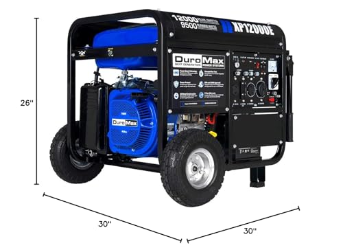 12,000-Watt Dual Fuel Portable Generator R2725