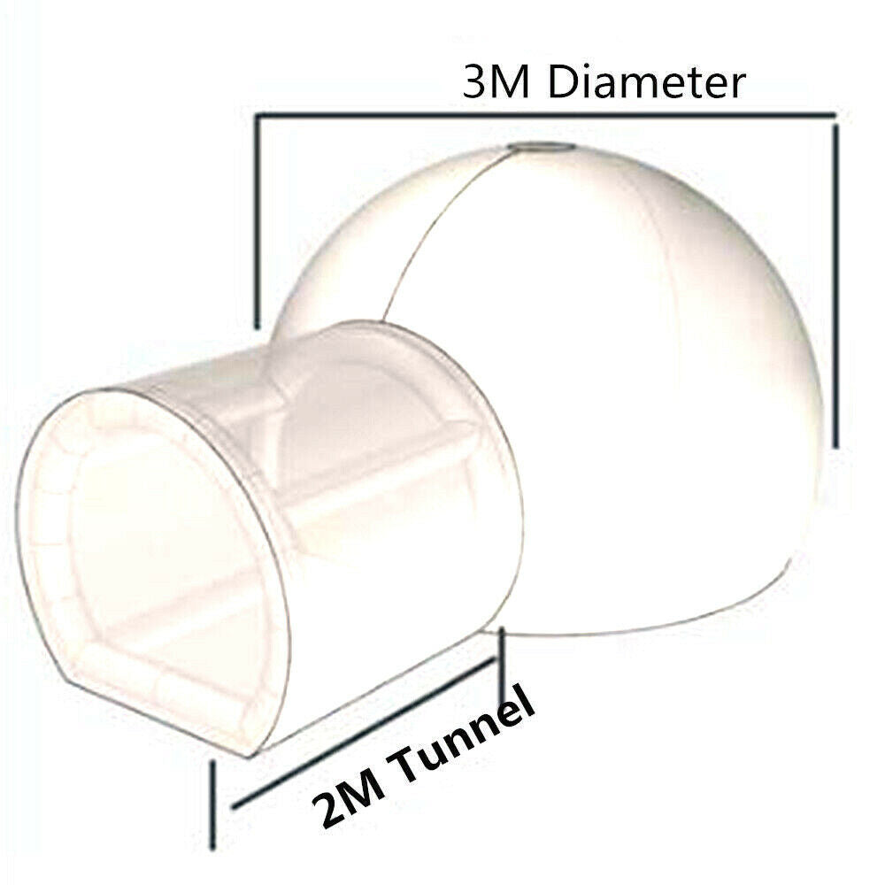 Clear PVC Dome Bubble Tent with Blower D743748