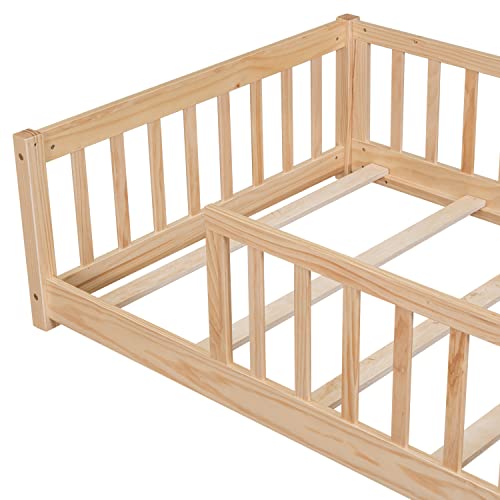 Twin Wooden Floor Bed N34005