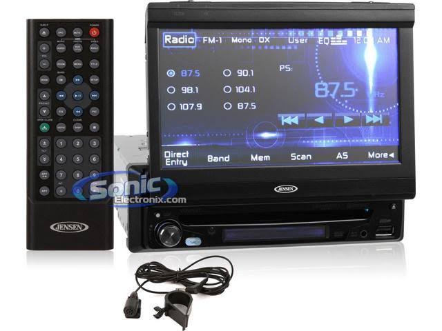 1-Din Widescreen LCD Multimedia Car Receiver T415