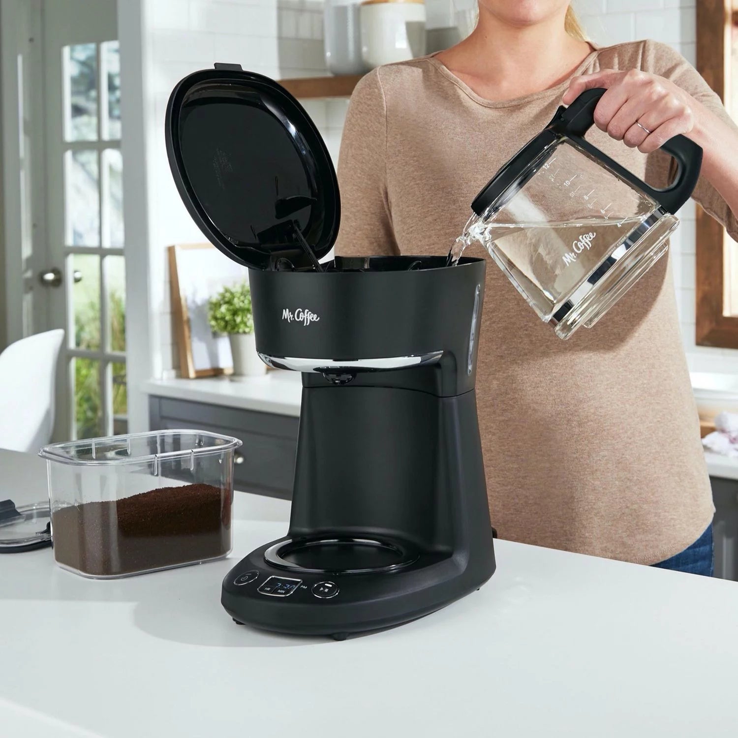 12 Cup Programmable Coffee Maker Black T944382