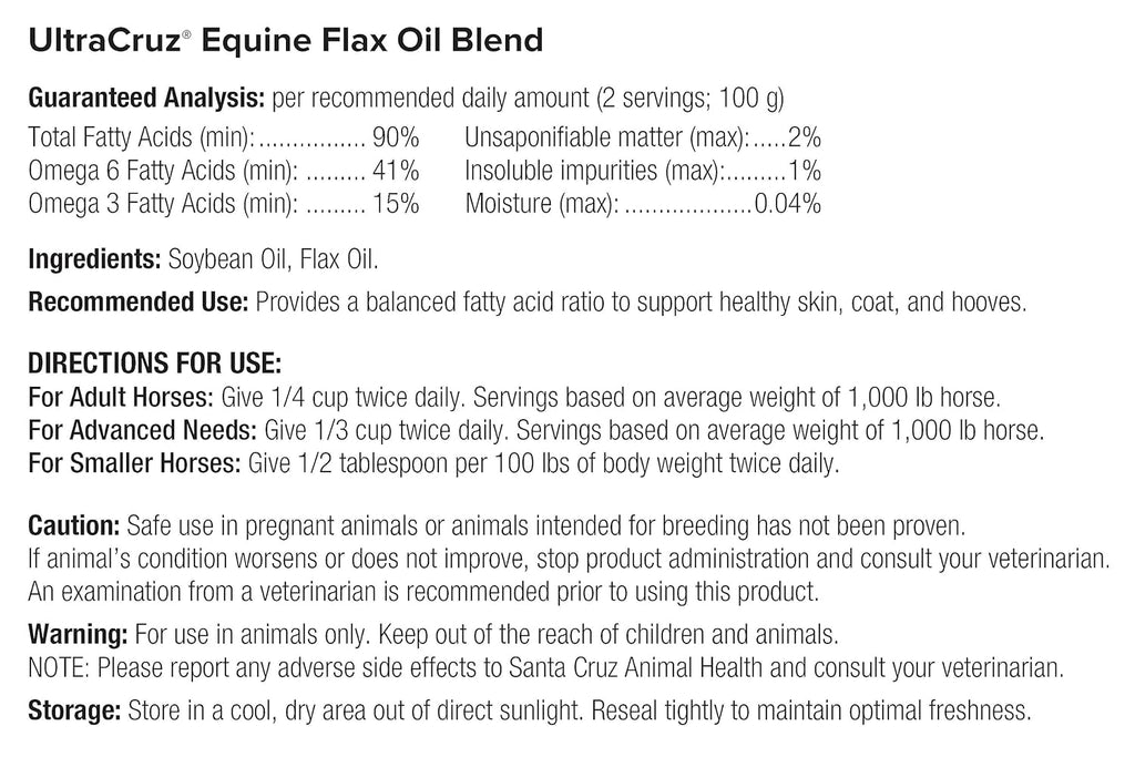 Flax Oil Blend Supplement, 4 x 1 Gallon Q216220