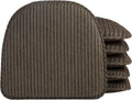 Non Slip Chair Cushions, 6 Count, Taupe S8847
