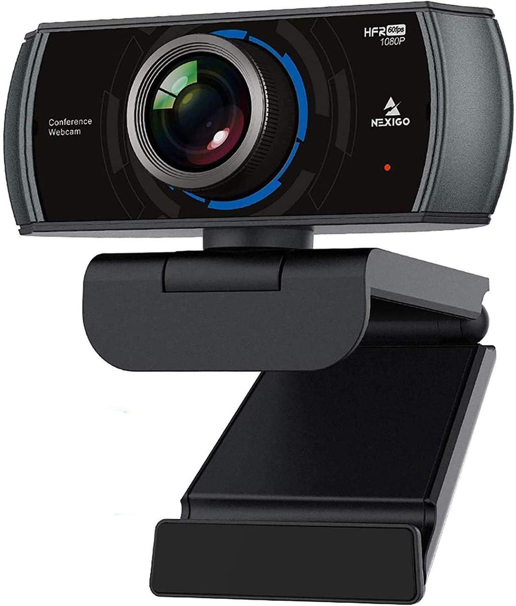 1080P 60FPS Webcam with Microphone and Dual Noise Reduction Mics Q2050