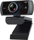 1080P 60FPS Webcam with Microphone and Dual Noise Reduction Mics Q2050