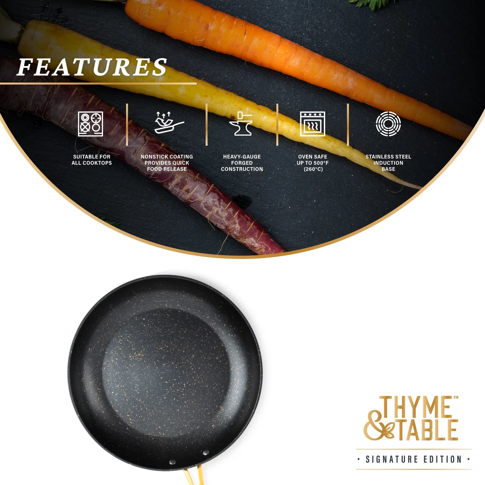 Non-Stick 12" Black Fry Pan M831