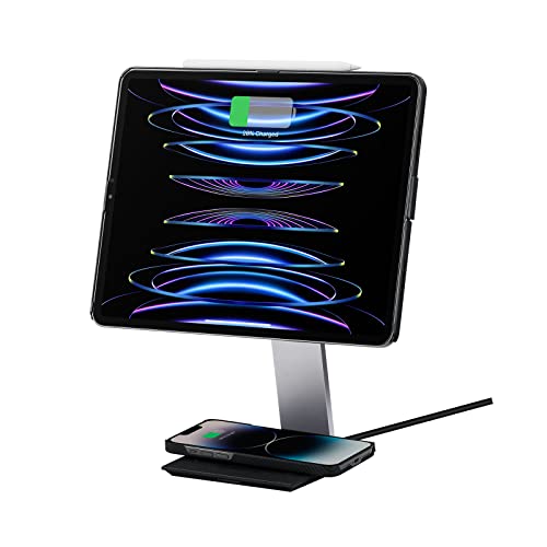 Magnetic Wireless Charging Stand for iPad Pro/iPad mini 6, Adjustable iPad Stand with 15W Wireless Charging Base D75834