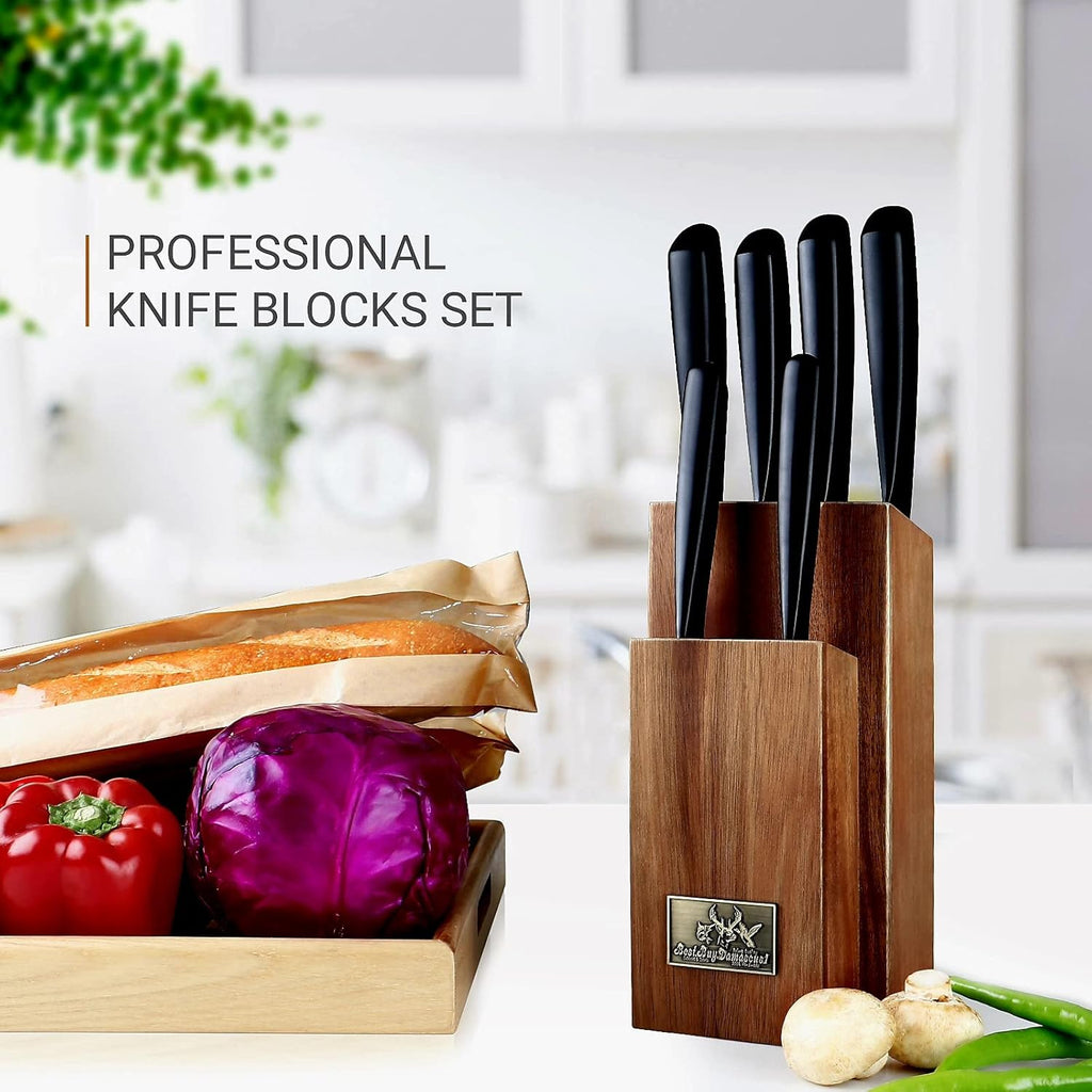 Black Chef Knife Set W6292