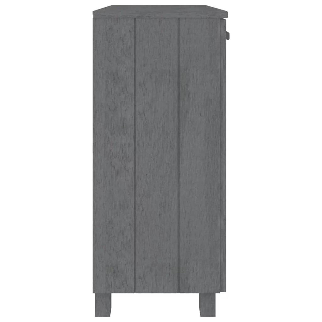 Dark Gray Solid Wood Sideboard I6168