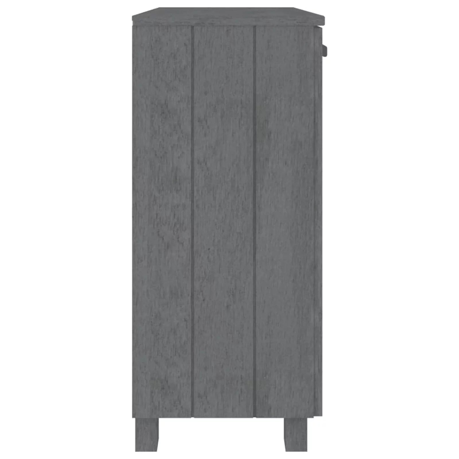 Dark Gray Solid Wood Sideboard I6168