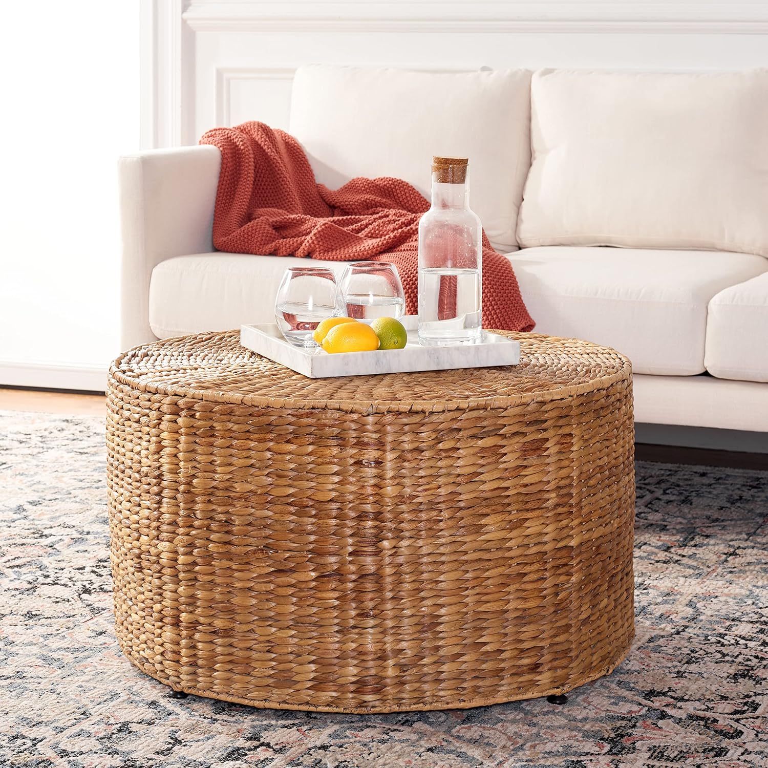 Natural Wicker Coffee Table X721824