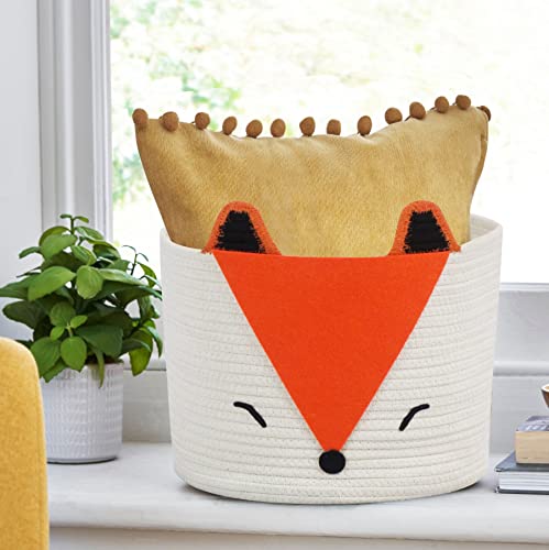 Orange Fox Storage Basket Medium D9303