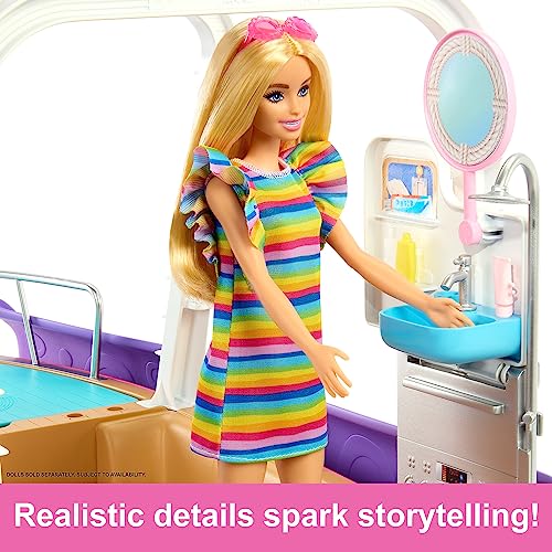 Barbie Toy Boat Playset with 20+ Ocean-Themed Accessories A660