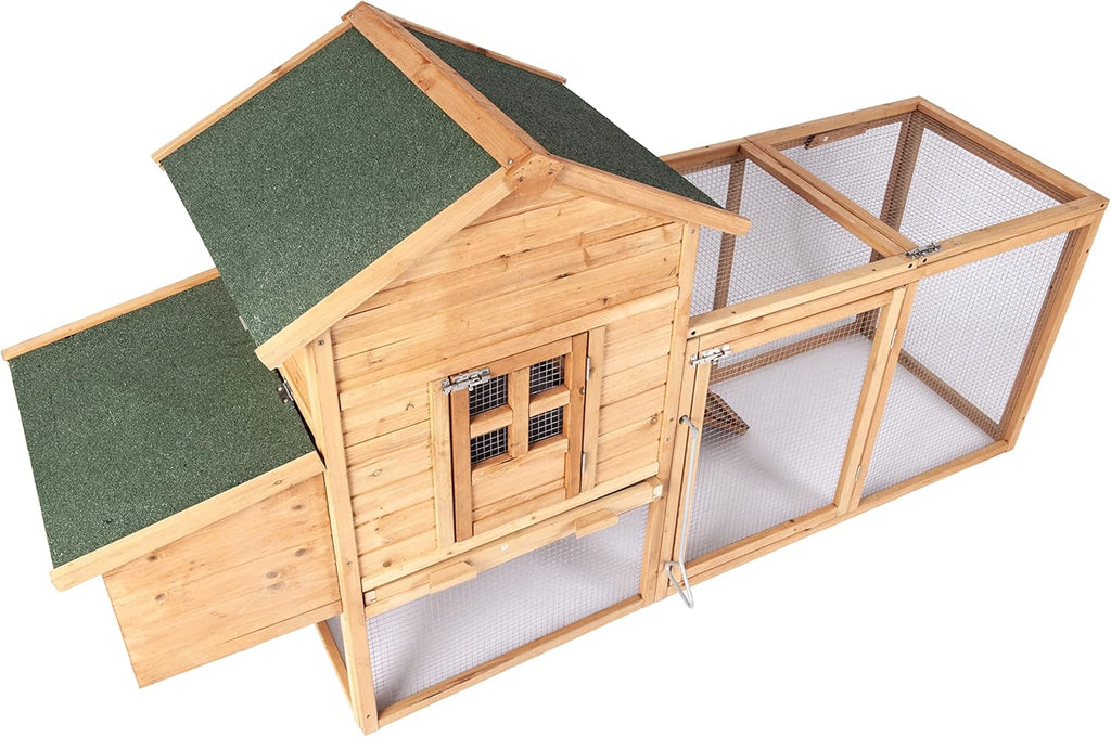 Natural Wood Chicken Coop G2367