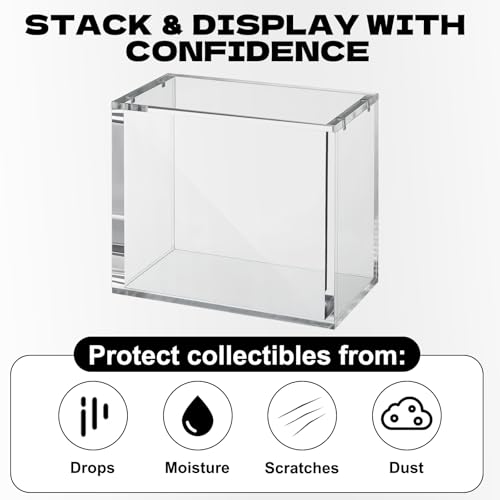 2 Pack Acrylic Magnetic Case, 5mm Thick B419828