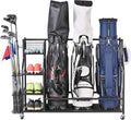 3 Full Size Golf Bags Storage Rack X254