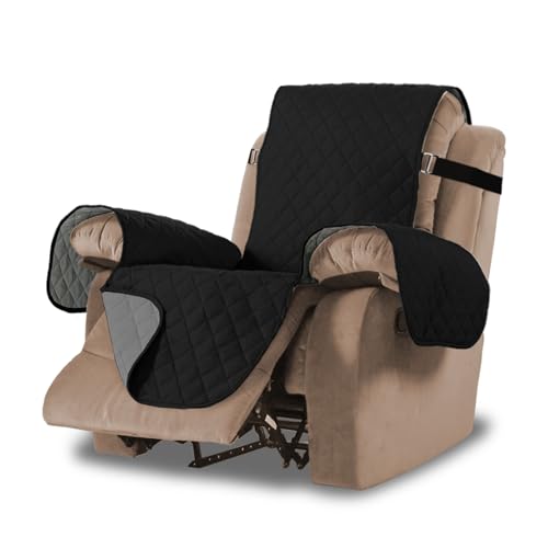 Grey Small Recliner Waterproof Sofa Cover V826831