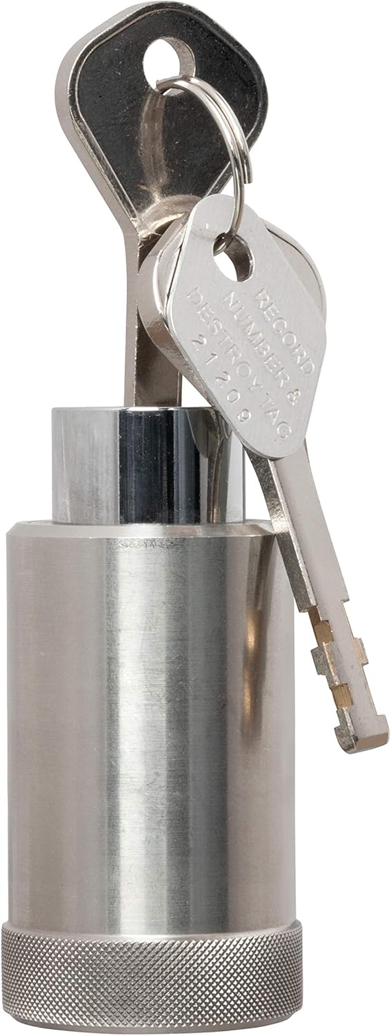 2-Pack Titanium Bike Locks with 2 Mounting Clips R496