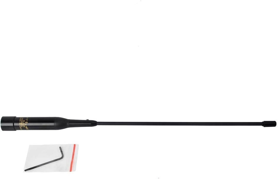 20inch Soft Telescopic Mobile Radio Antenna 137-174/400-480MHz with Clip and 5m Cable E29415