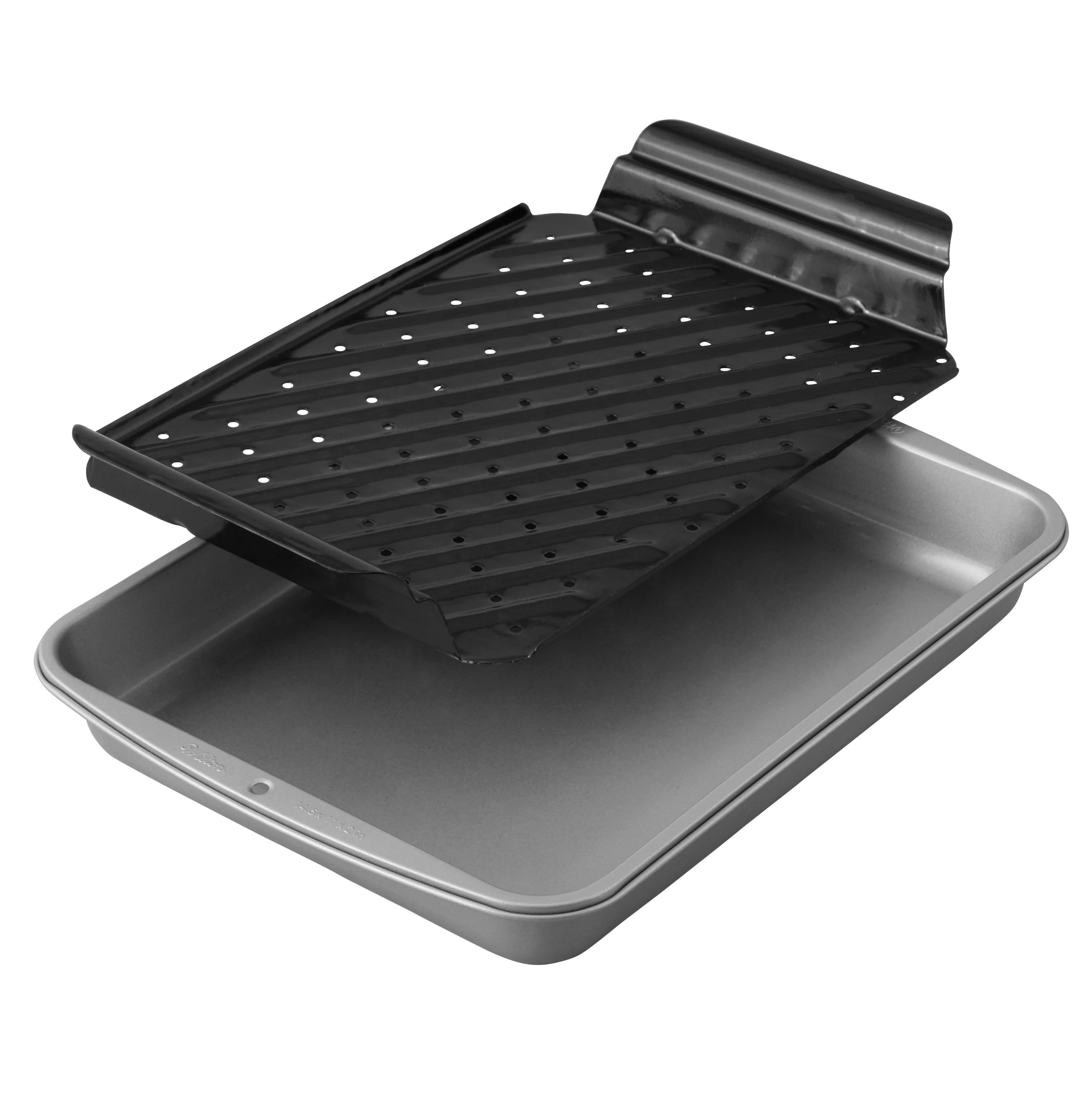 Large Non-Stick Broiler Pan Set, 14 x 11-Inch X10710