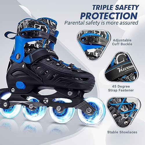 Adjustable Illuminating Inline Skates C536609