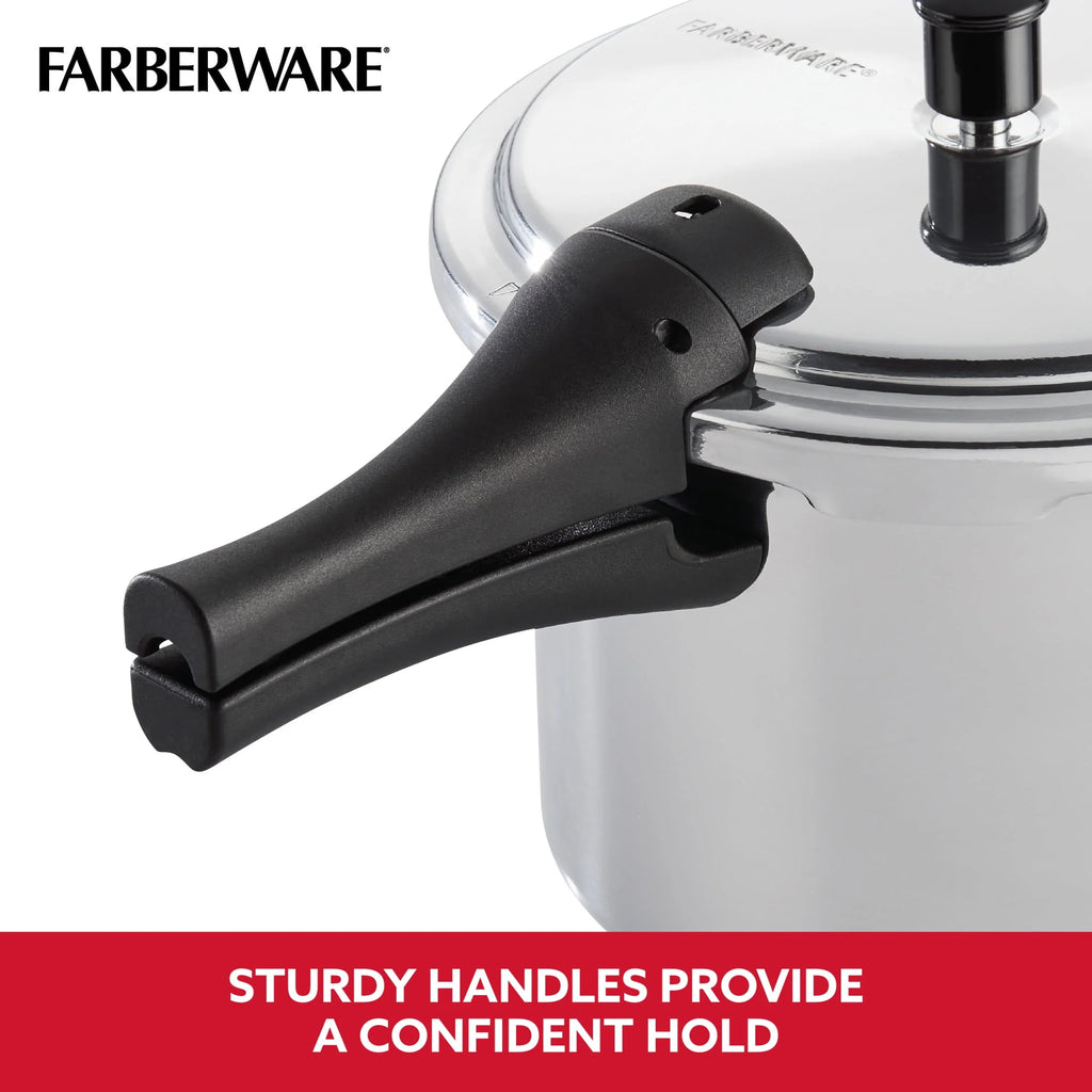 6-Quart Aluminum Stovetop Pressure Cooker G636