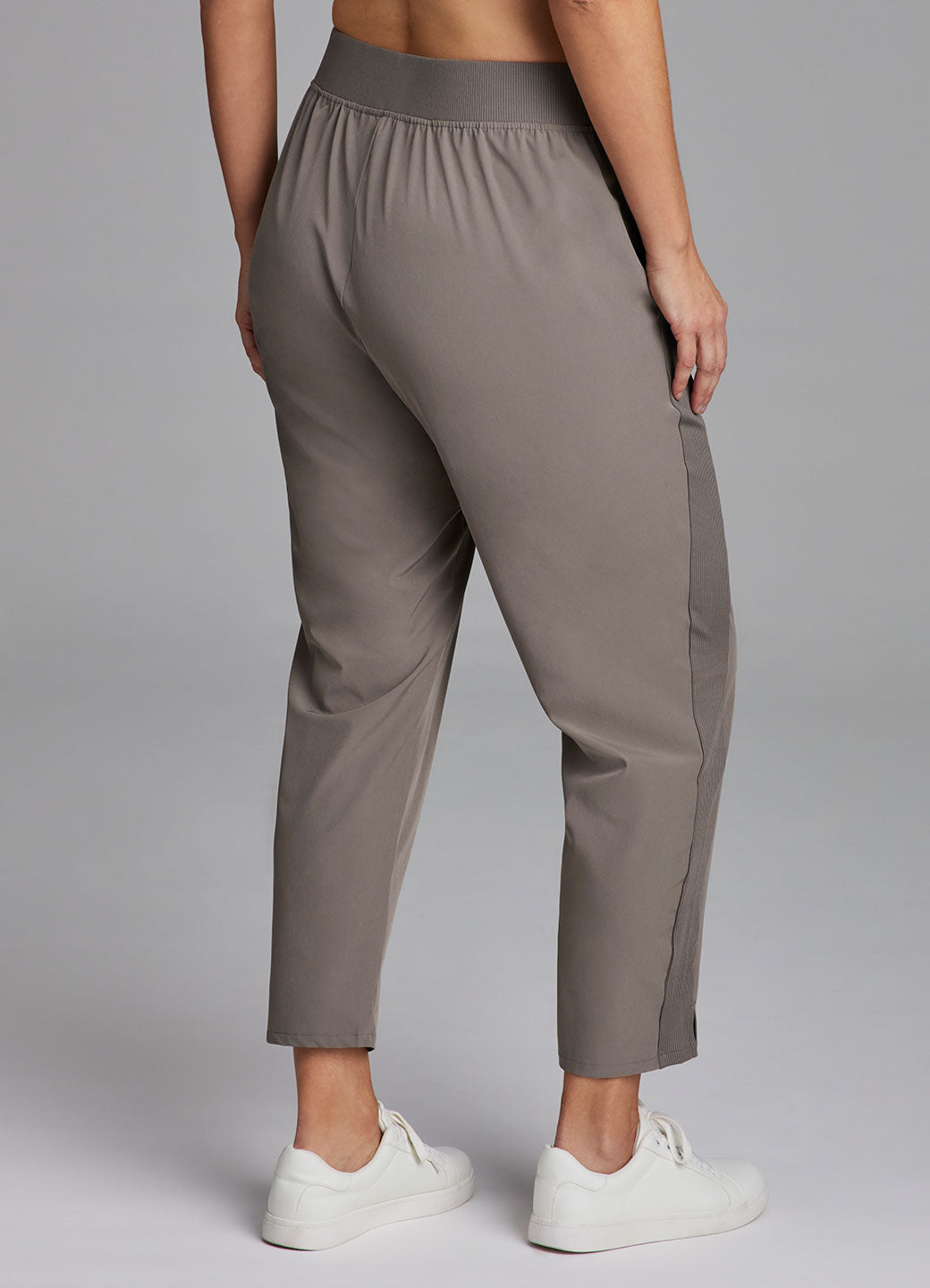 Plus City Stretch Ribbed Ankle Pant