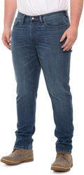 Blue Wash Flannel-Lined Flex Jeans U7213