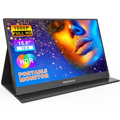 15.6'' 1080P FHD Portable Monitor with Smart Cover Y942