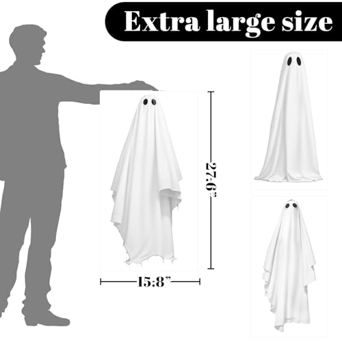 110 PCS Extra Large White Snowflake Christmas Window Clings Decals E37536