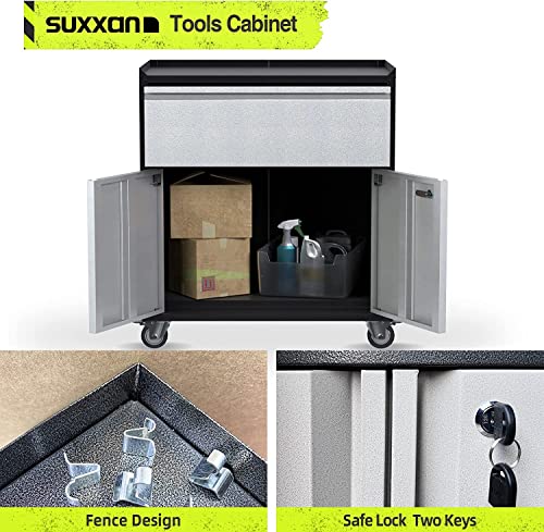 Metal Rolling Tool Cabinet with Drawers and Wheels N12687