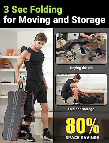 Black Adjustable Weight Bench M24275